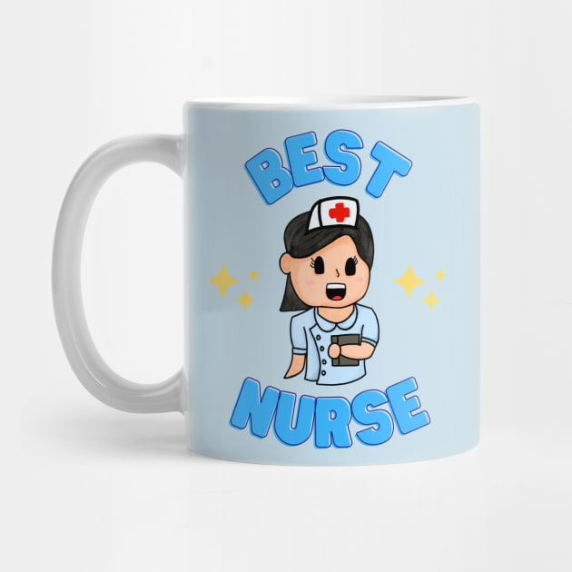 Best Nurse Tee T-shirt Gift by Paper Pocket. Ph